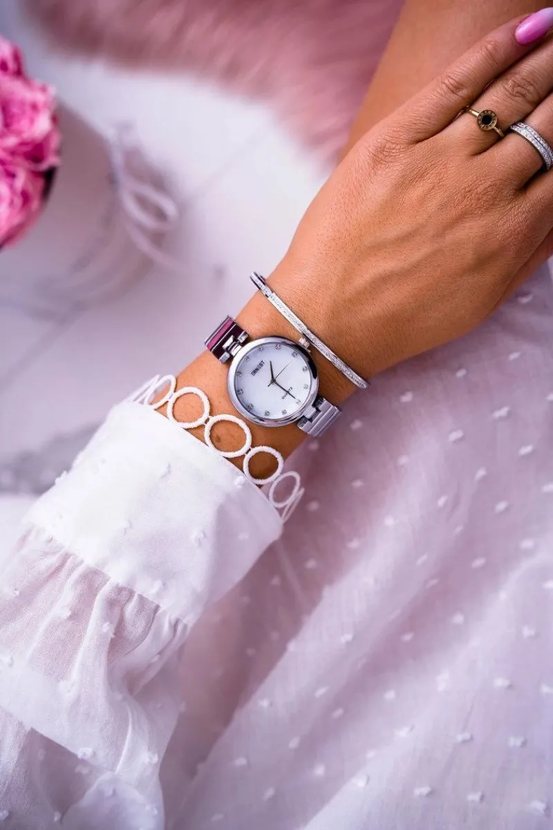 Sale Damski Zegarek Srebrny Minaria Zegarki