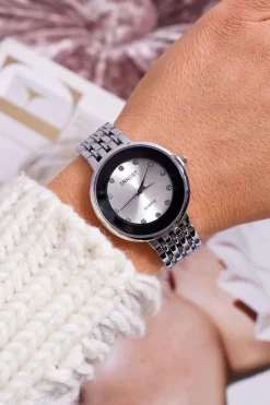 Online Damski Zegarek Srebrny Beauty Zegarki