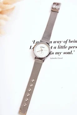 Clearance Ernest Damski Zegarek Srebrny Fermm