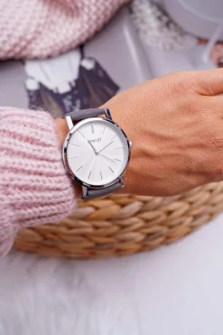 Zegarki>Ernest Damski Zegarek Szary Vega