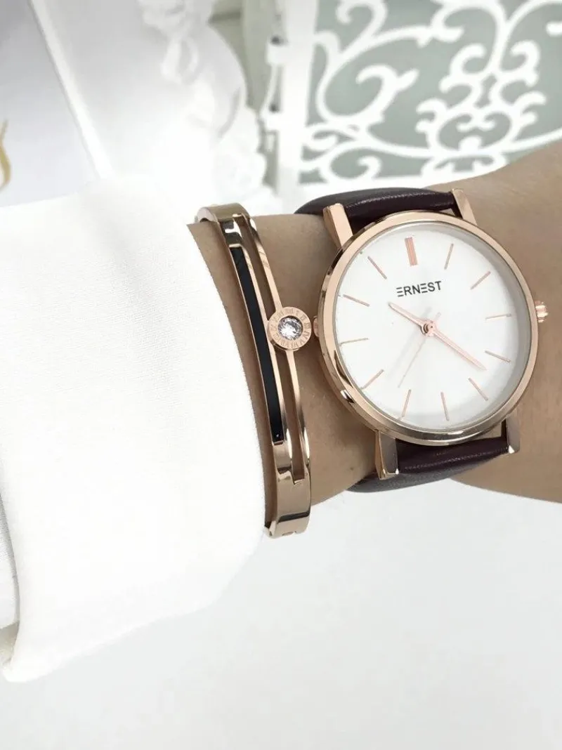 Discount Damski Zegarek Vega Bordowy Zegarki