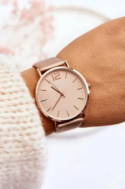 New Ernest Damski Zegarek Złoty Sandmill