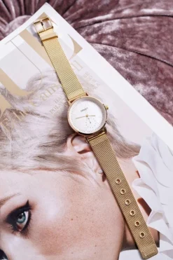 Ernest Damski Zegarek Złoty Fermm