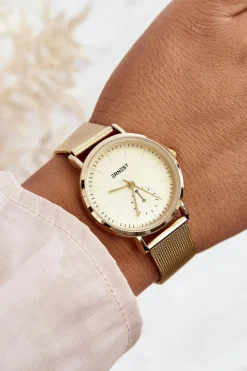 Best Damski Zegarek Złoty Fermm Zegarki