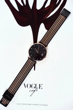 Zegarki>GG Luxe Damski Zegarek Czarny Bransoleta Exquit