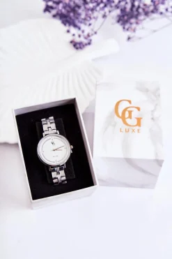 Sale Damski Zegarek Srebrny Zegarki