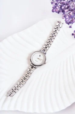 Sale Damski Zegarek Srebrny Zegarki