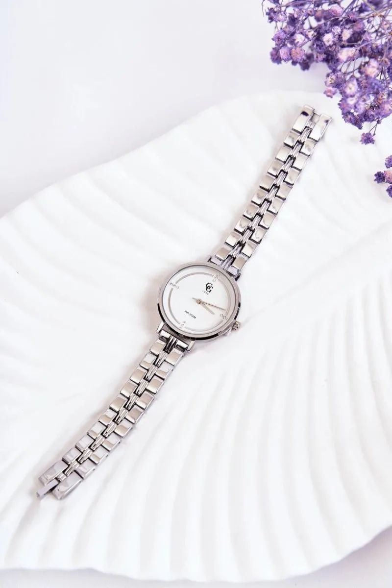 Sale Damski Zegarek Srebrny Zegarki