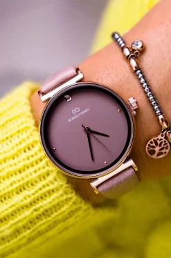 Sale Damski Zegarek Giorgio & Dario Beżowy Donara Zegarki