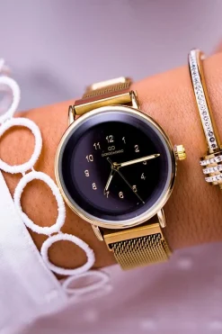 Discount Damski Zegarek Giorgio & Dario Złoty Gerica Zegarki