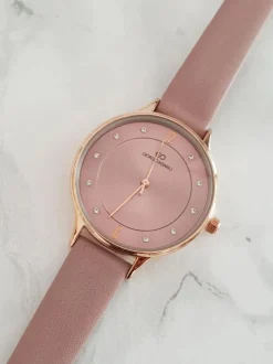 Discount Damski Zegarek Giorgio & Dario Orgeno Brudny Róż Zegarki