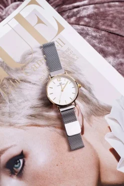 Zegarki>Giorgio&Dario Damski Zegarek Giorgio & Dario Na Magnes Srebrny Verin