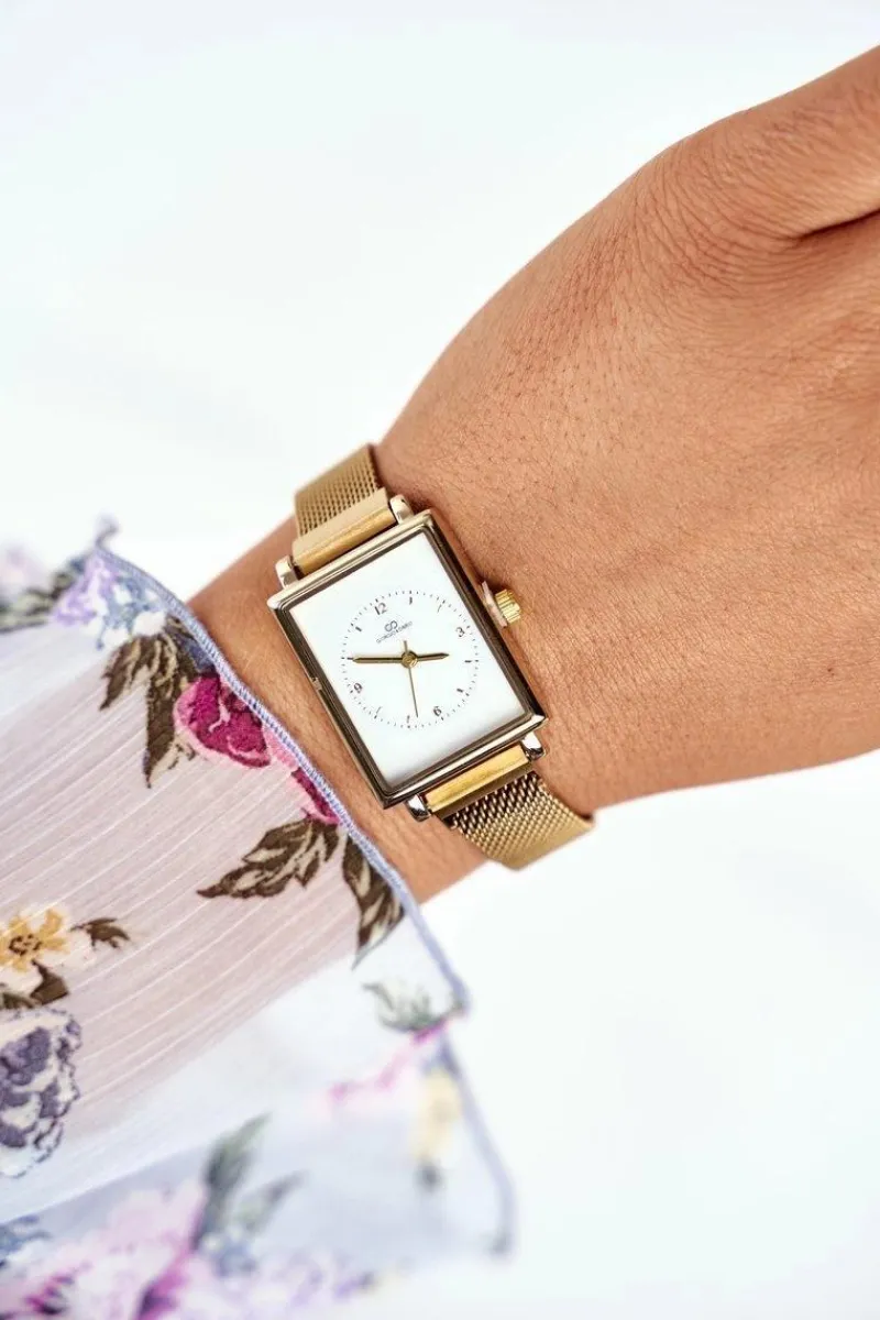 Zegarki>Giorgio&Dario Damski Zegarek Giorgio & Dario Na Magnes Złoty Quadro