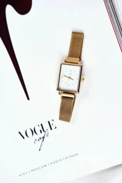 Zegarki>Giorgio&Dario Damski Zegarek Giorgio & Dario Na Magnes Złoty Quadro