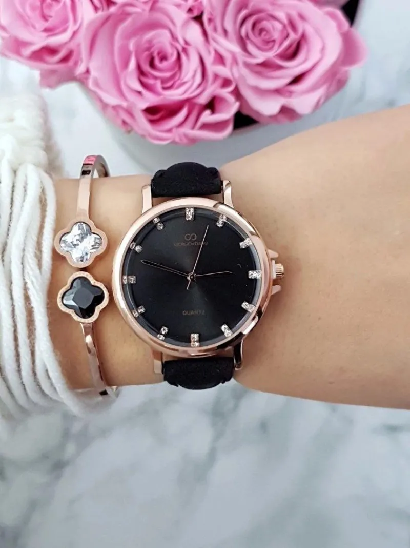 Discount Giorgio&Dario Damski Zegarek Giorgio & Dario Sterry Czarny