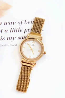 Hot Giorgio&Dario Damski Zegarek Giorgio & Dario Z Bransoletą Na Magnes Złoty