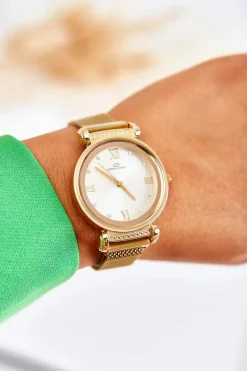 Hot Giorgio&Dario Damski Zegarek Giorgio & Dario Z Bransoletą Na Magnes Złoty