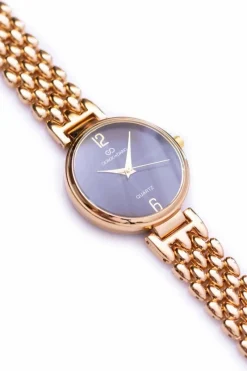 Zegarki>Giorgio&Dario Damski Zegarek Giorgio & Dario Nestor Złoty Czarna Tarcza