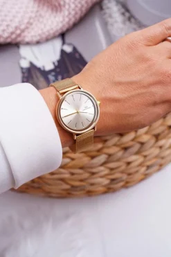 Zegarki>Giorgio&Dario Damski Zegarek Giorgio & Dario Mesh Złoty Oreno