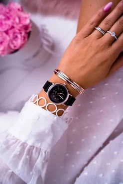 Best Damski Zegarek Giorgio & Dario Czarny Gerica Zegarki