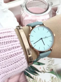 Online Damski Zegarek Giorgio & Dario Chloe Błękitny Zegarki