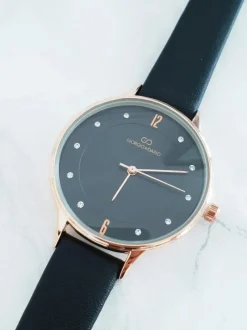 Outlet Damski Zegarek Giorgio & Dario Orgeno Czarny Zegarki