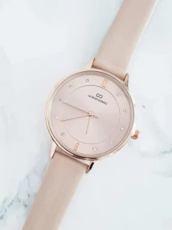 Sale Damski Zegarek Giorgio & Dario Orgeno Beżowy Zegarki