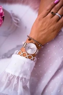 Discount Damski Zegarek Giorgio & Dario Jasno Złoty Yenea Zegarki