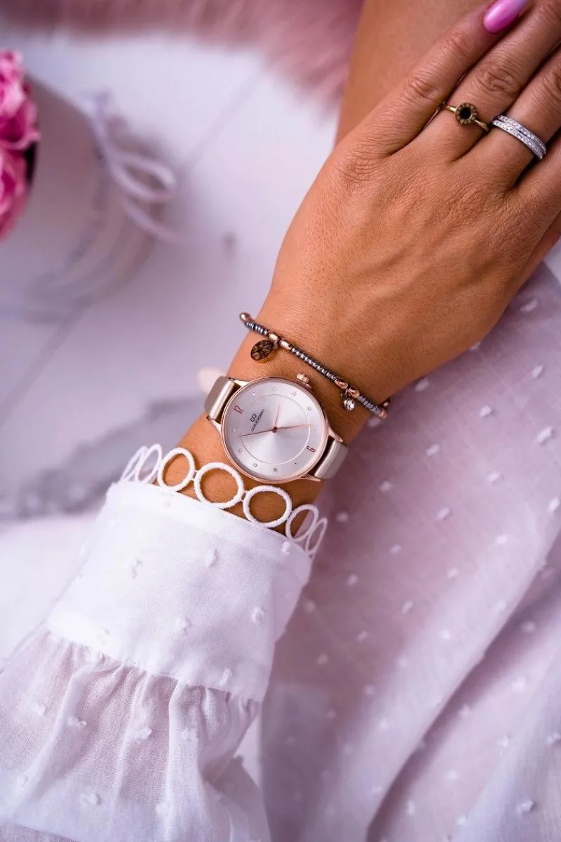 Discount Damski Zegarek Giorgio & Dario Jasno Złoty Yenea Zegarki