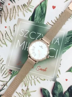 Best Damski Zegarek Giorgio & Dario Virgo Różowe Złoto Zegarki