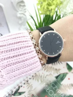 New Damski Zegarek Giorgio & Dario Cloud Czarny Zegarki