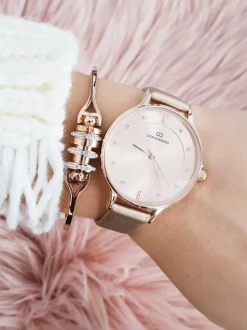 Hot Damski Zegarek Giorgio & Dario Orgeno Złoty Zegarki