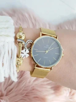 New Damski Zegarek Giorgio & Dario Bernil Złoty Zegarki