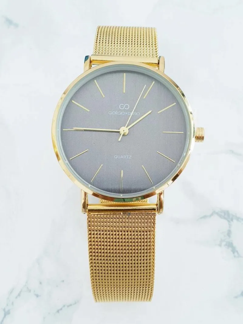 New Damski Zegarek Giorgio & Dario Bernil Złoty Zegarki