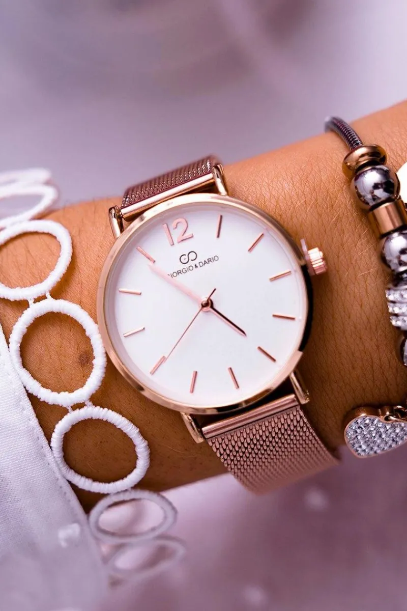 Damski Zegarek Giorgio & Dario Miedziany Evera Zegarki