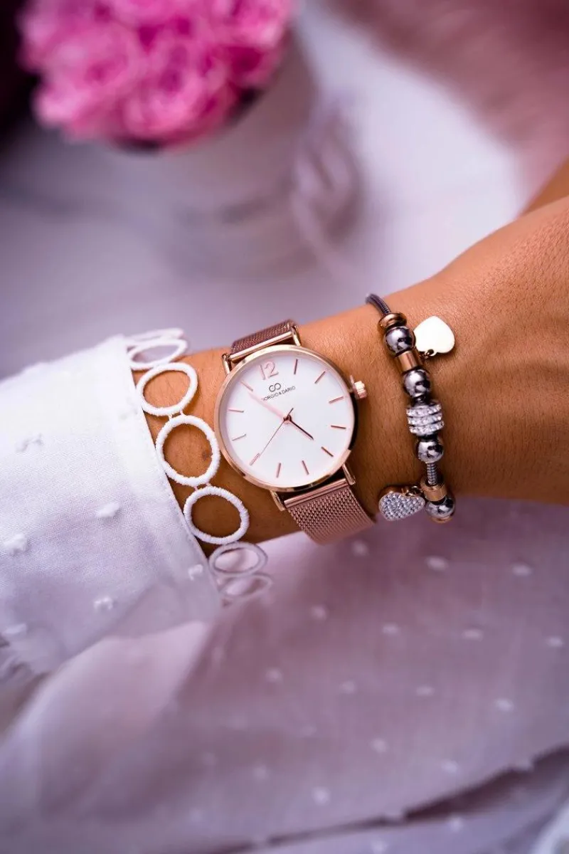 Damski Zegarek Giorgio & Dario Miedziany Evera Zegarki