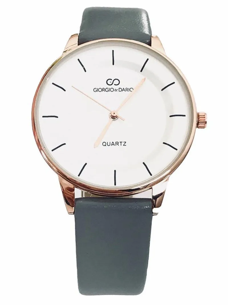 Discount Damski Zegarek Giorgio & Dario Gemini Szary Zegarki