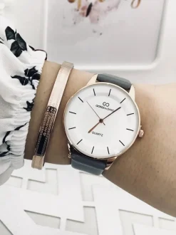 Discount Damski Zegarek Giorgio & Dario Gemini Szary Zegarki