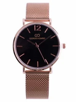 Discount Giorgio&Dario Damski Zegarek Giorgio & Dario Rene Złoty Róż 36mm