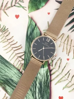 Discount Giorgio&Dario Damski Zegarek Giorgio & Dario Rene Złoty Róż 36mm