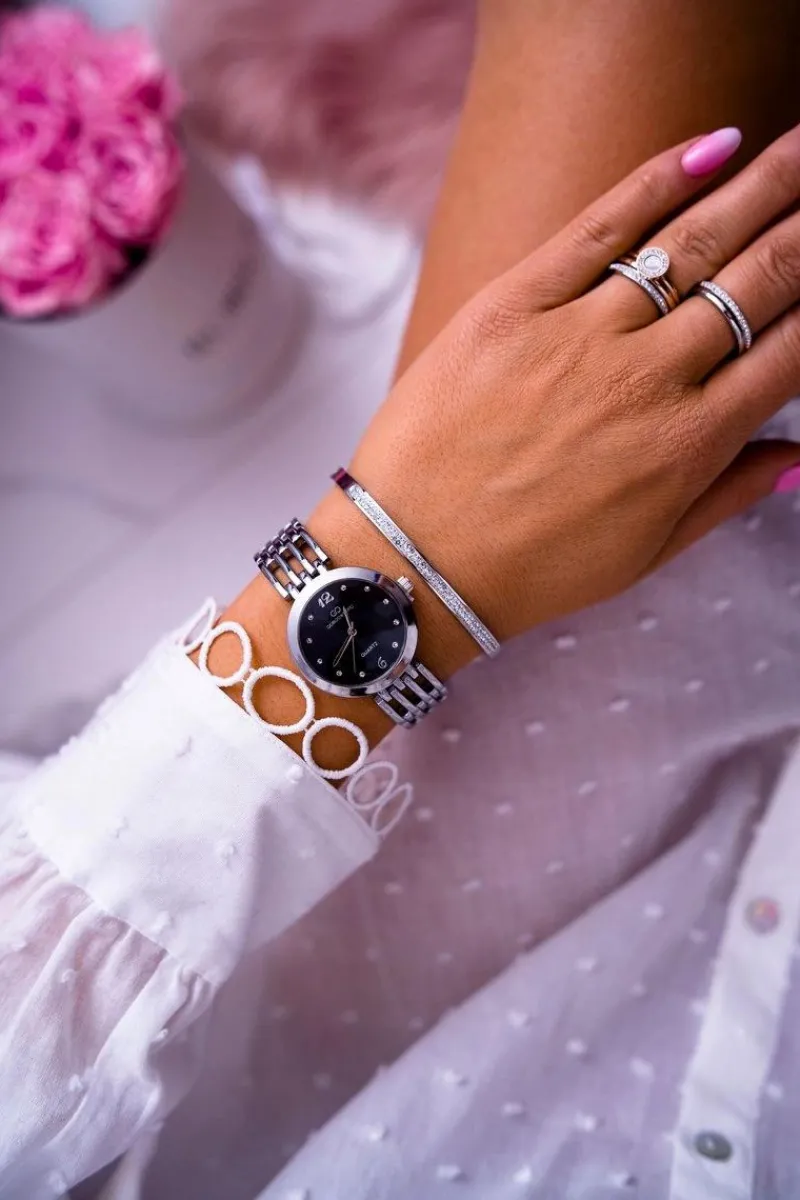 Discount Damski Zegarek Giorgio & Dario Srebrny Fargin Zegarki