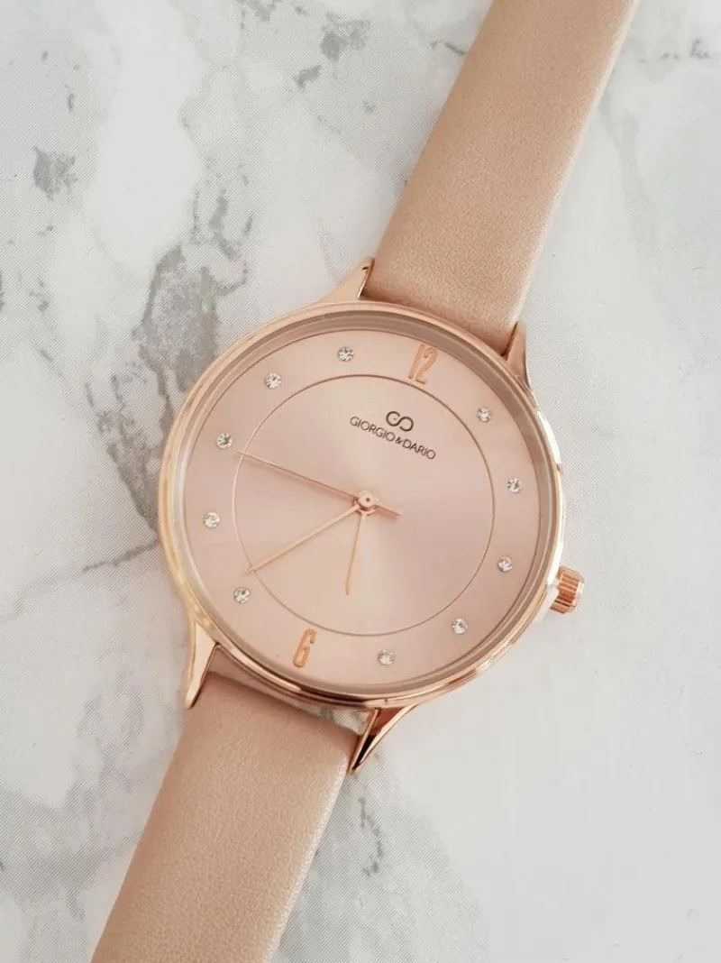 Hot Damski Zegarek Giorgio & Dario Orgeno Brązowy Zegarki