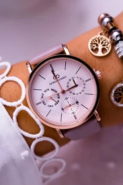 New Damski Zegarek Giorgio & Dario Fioletowy Ranaha Zegarki