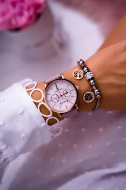 New Damski Zegarek Giorgio & Dario Fioletowy Ranaha Zegarki