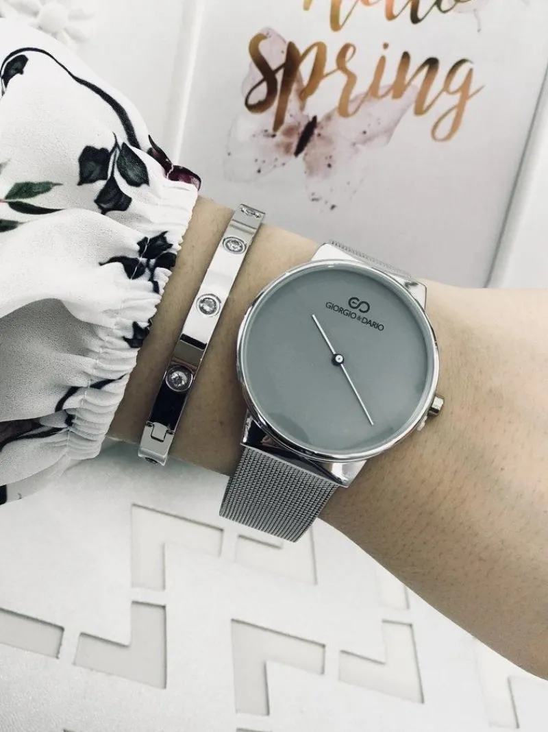 Giorgio&Dario Damski Zegarek Giorgio & Dario Sabin Srebrny