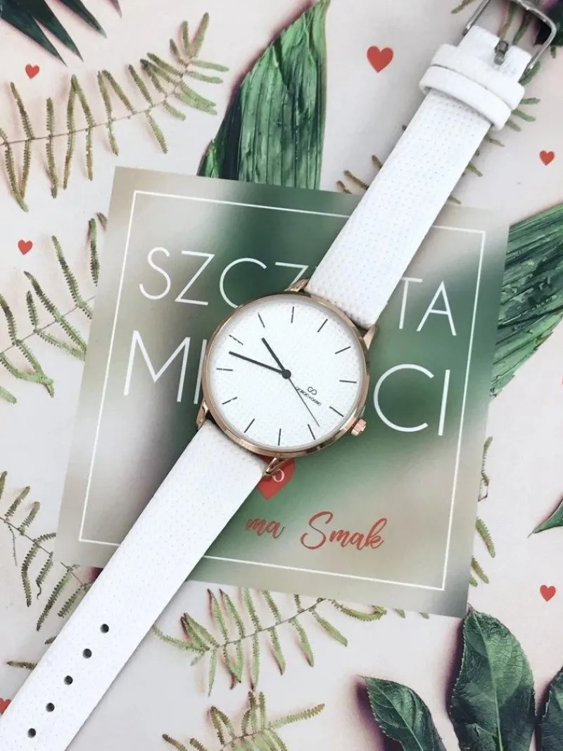 Hot Giorgio&Dario Damski Zegarek Giorgio & Dario Chloe Biały