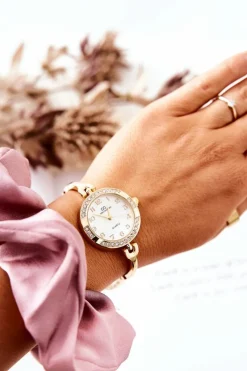 Clearance Giorgio&Dario Damski Zegarek Z Cyrkoniami Złoty