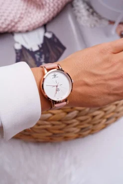 Discount Damski Zegarek Różowy Mentals Zegarki