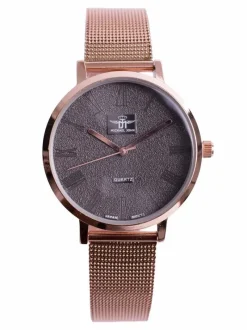 Hot Michael John Damski Zegarek Elis Różowe Złoto / Szara Tarcza