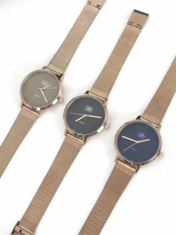 Hot Michael John Damski Zegarek Elis Różowe Złoto / Szara Tarcza